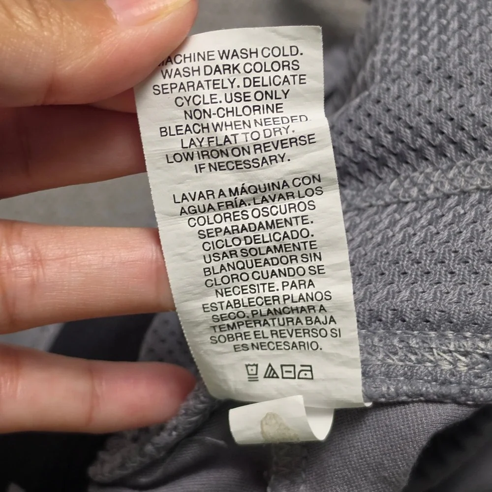 Russell Athletic Pants Mens L Grey Zipper Pockets Tapered Joggers